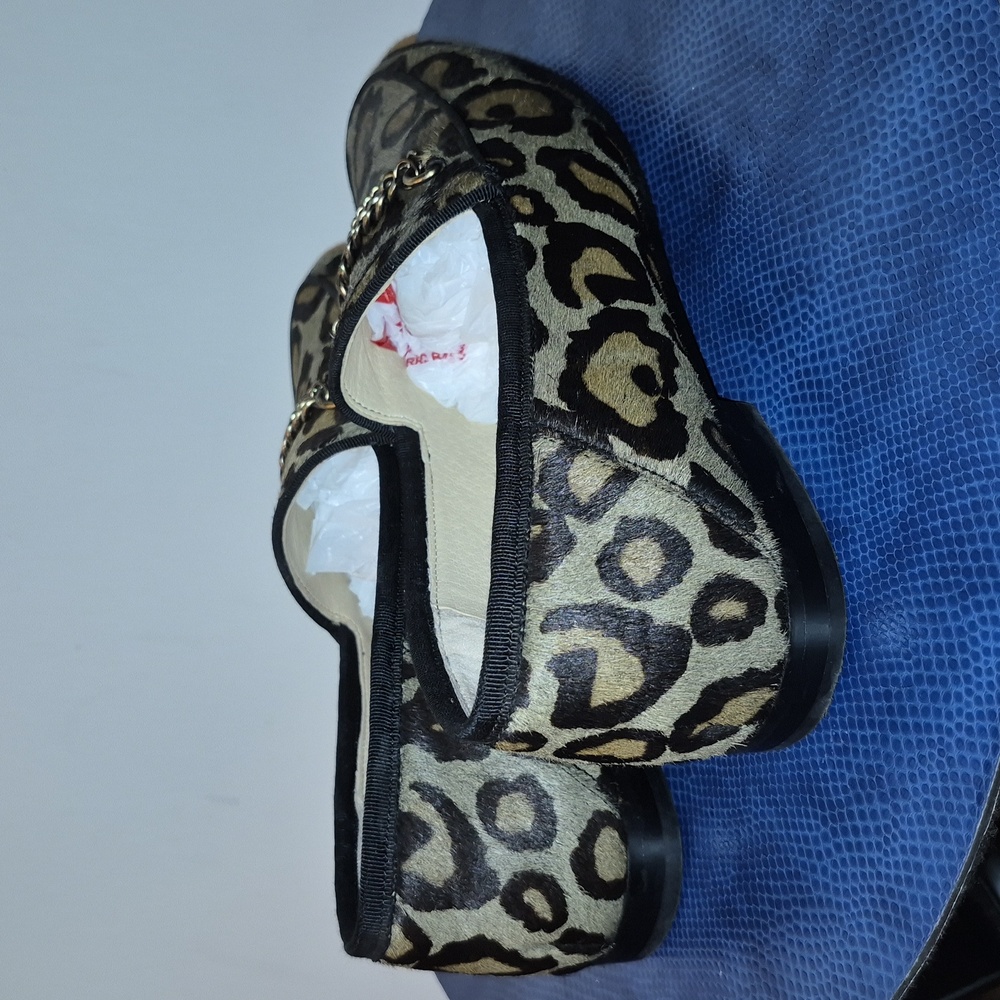 Sam Edelman Lorraine Calf Leather Loafers with Chain Detail sz. 8M (#1724) - Picture 6 of 16